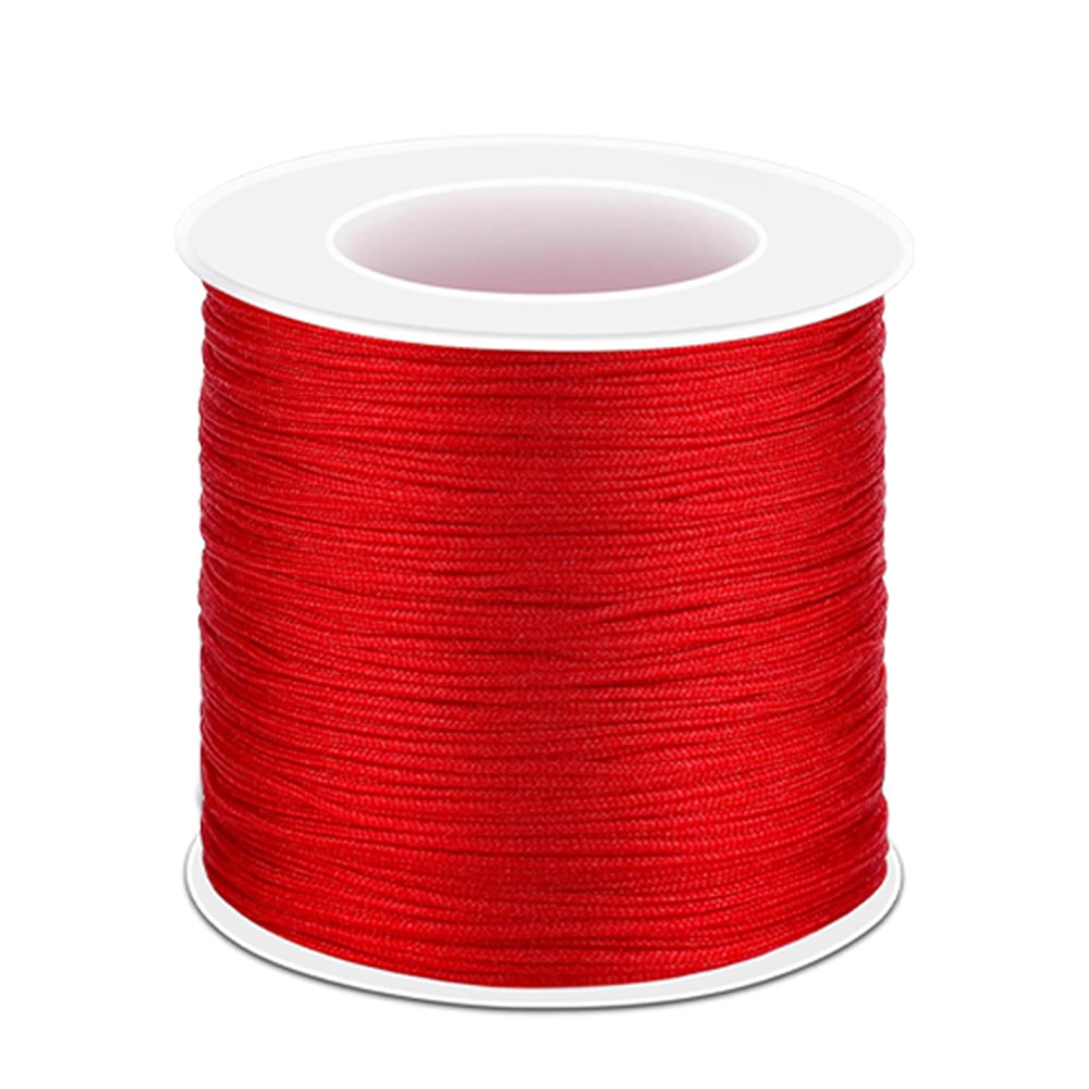 Ribbon Wired Satin - 0,8/1,5 mm Nylon-Satin-Schnur, chinesischer Knoten, Rattenschwanz,