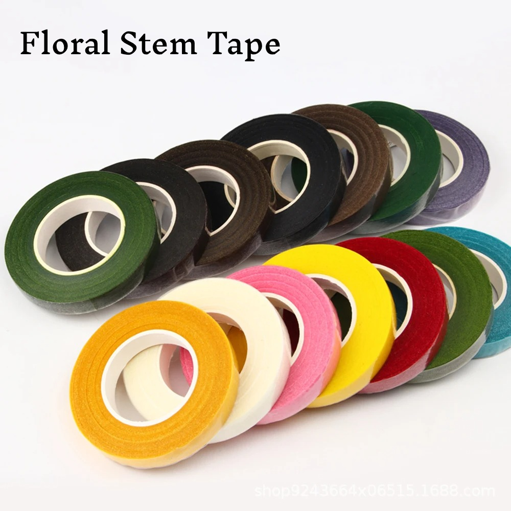 Floral Tape Green - Selbstklebendes grünes Blumenband zum Umwickeln von