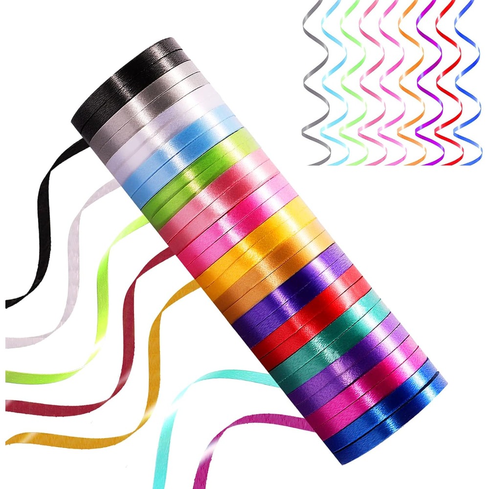 Florist Supply Ribbon - 30 Rollen Buntes Kräuselband für Bastelarbeiten,