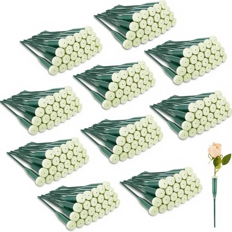 Quality Florist Supply - Hochwertige 60 Stück Blumenwasserröhrchen mit Gummikappen,