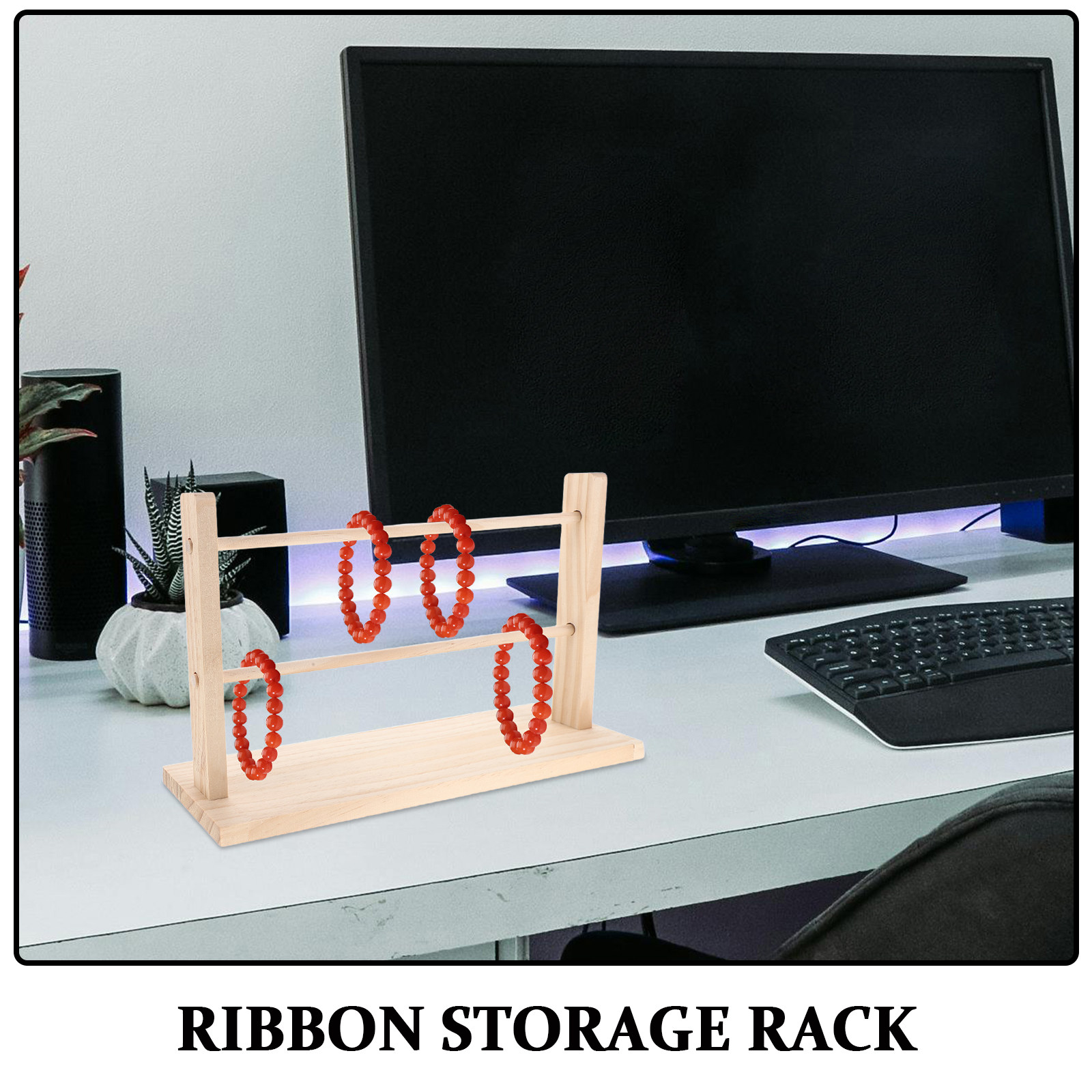 Holzband-Organizer-Ständer, Ba – Florist Supply Ribbon Bewertung und Preis