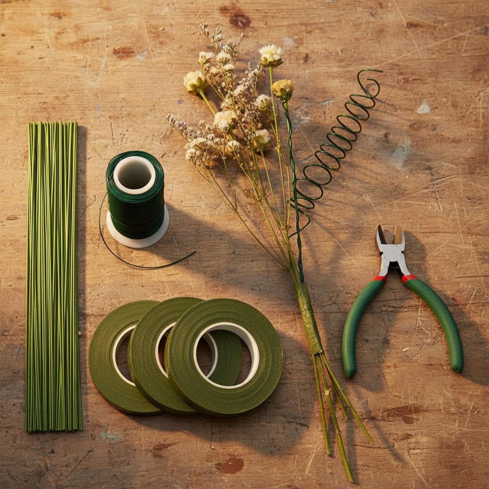 Blumenarrangement-Bastelset DI – Floral Tape Green Bewertung und Preis