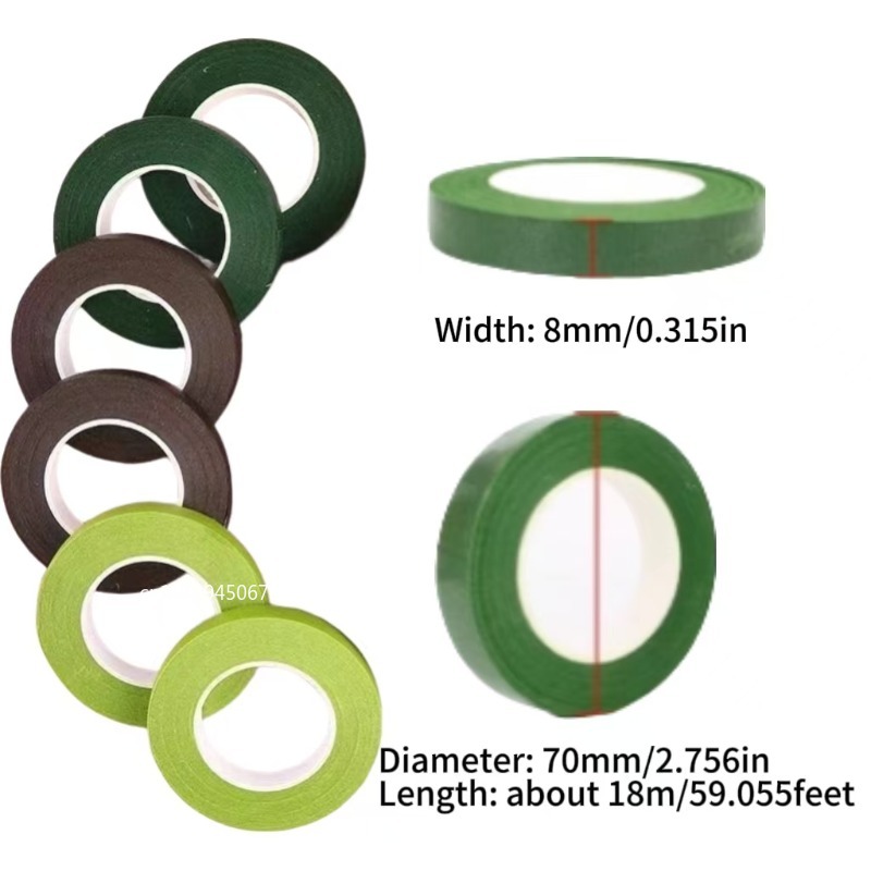 Blumenband Grün für Kreppapier – Floral Tape Green Bewertung und Preis