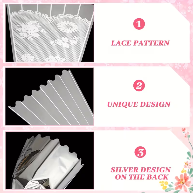 100 Stück transparente Blumens – Florist Supply Ribbon Bewertung und Preis