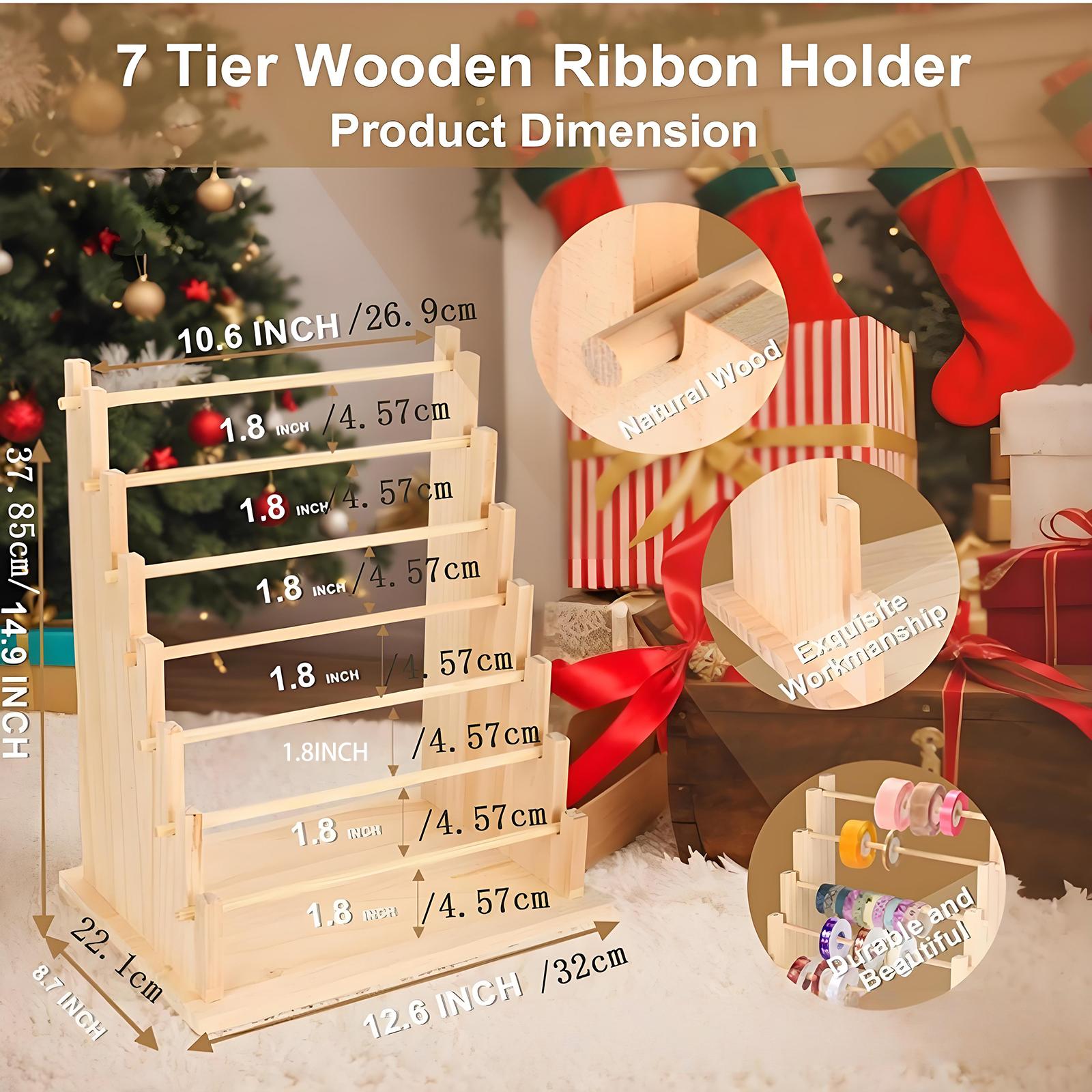Holzbandhalter-Organizer, Groß – Florist Supply Ribbon Bewertung und Preis